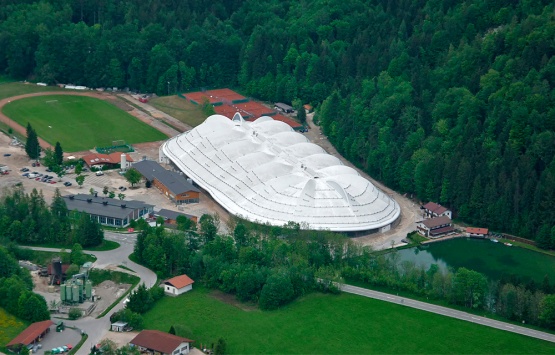 Eishalle, Inzell, Германия - Мембрана Firestone UltraPly TPO