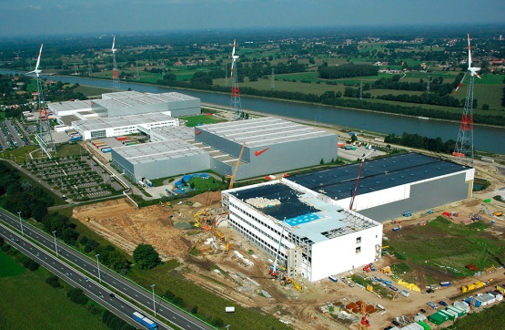 Завод Nike, Бельгия (EPDM-мембрана)