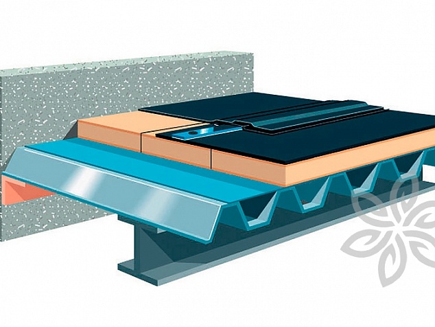 Механическая система крепления EPDM мембраны Firestone B.I.S.