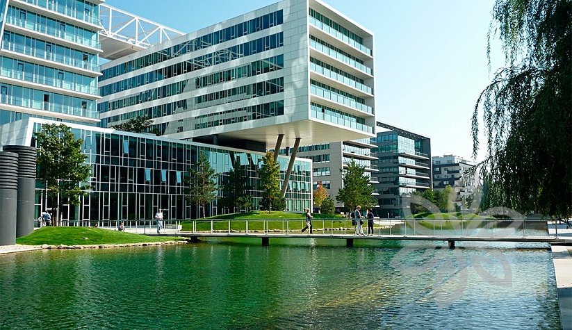 Искусственное озеро, Vienna, Австрия - мембрана для водоемов Firestone PondGard EPDM