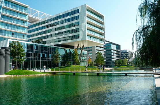 Искусственное озеро, Vienna, Австрия - мембрана для водоемов Firestone PondGard EPDM