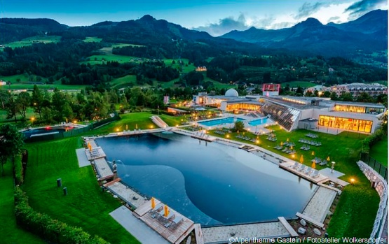 Курорт в Альпах Alpentherme Gastein - мембрана Firestone GeoGard EPDM