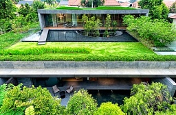 Озеленение открытых террас частных домов