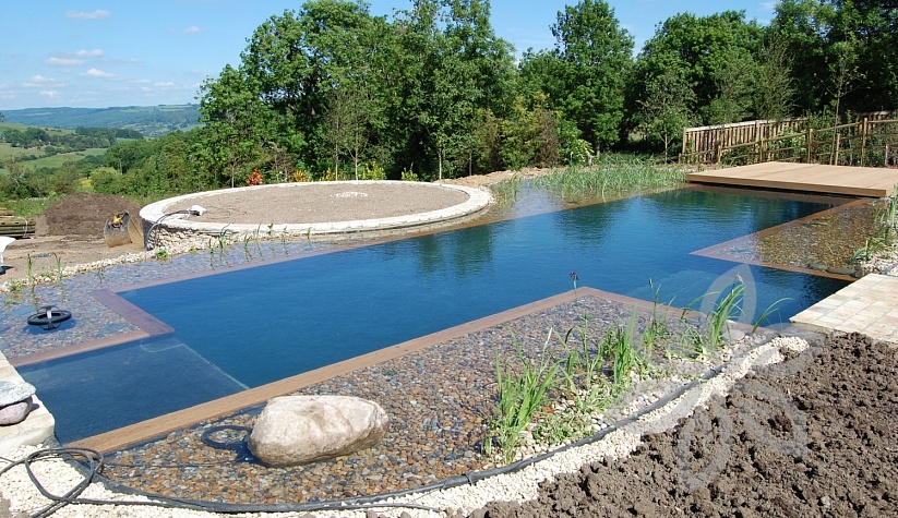 Частный водоем Firestone, Франция - мембрана PondGard EPDM